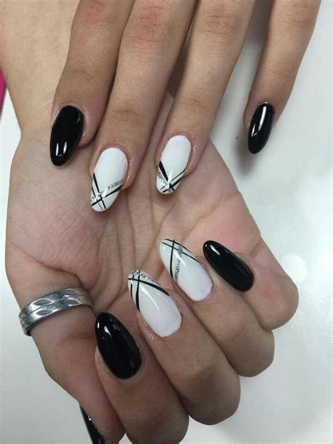 black and white nail stickers